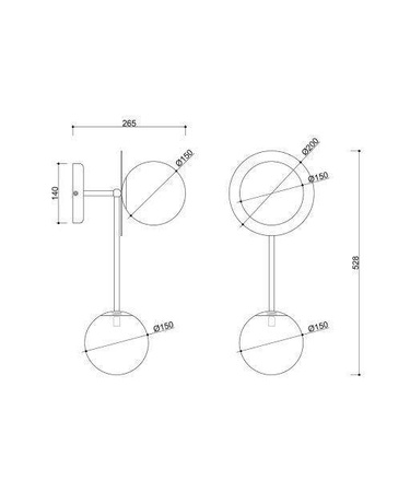 Ummo kinkiet Furiko A 2xG9 biały FUA21000
