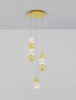 Luces Exclusivas lampa wisząca LED Ponce 18W 852lm 3200K złota LE42700