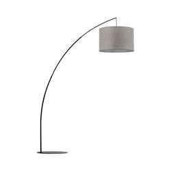TK Lighting lampa podłogowa Moby E27 czarno/grafitowa 245cm 5487