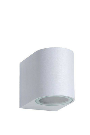 Lucide kinkiet zewnętrzny Zora GU10 (załączono LED 5W 320lm 3000K) biały IP44 22861/05/31
