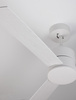 Luces Exclusivas wentylator Apizaco Ø 137,1 cm bez źródła światła biało/drewniany LE42961