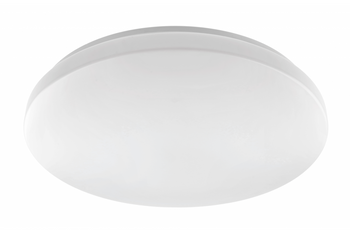 GTV lampa sufitowa LED Saturn Bis Ø 24,5 cm 12W 690lm 4000K IP54 biała LD-SATU12W-NW-00