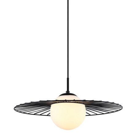 Italux lampa wisząca Sally E27 czarna MDM-4003/1 BK