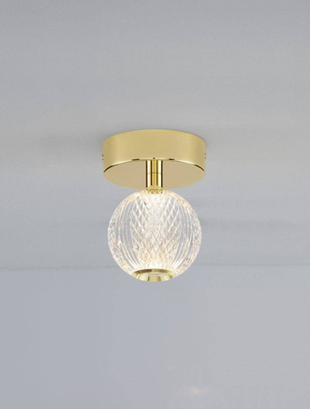 Luces Exclusivas plafon LED Cana 4W 246lm 3200K złoty LE42691