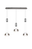 Trio lampa wisząca LED Franklin 3x(9W 1050lm 3000K) 27W 3150lm nikiel 326510307