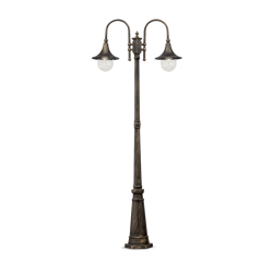 Ideal Lux latarnia Cima 2xE27 czarna 216cm IP43 024097