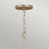 Quintiesse lampa wisząca Reverie 12xE14 złoto/szara QN-REVERIE-12P-CPG