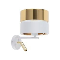 TK Lighting kinkiet Hilton 2xE27 + G9 biało/złoty 5361