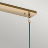 Quintiesse lampa wisząca Kimrose 10xE14 mosiężna QN-KIMROSE10-BNB