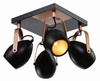 Candellux plafon (reflektorki) Anica 4xE14 czarno/złoty 98-83128
