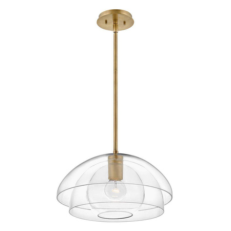 Quintiesse lampa wisząca Lotus E27 mosiężna QN-LOTUS-P-HBR