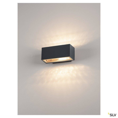 SLV kinkiet zewnętrzny Box R7s 78mm antracytowy IP44 232485