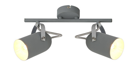 Candellux kinkiet (reflektorki) Gray 2xE14 szary 92-66480
