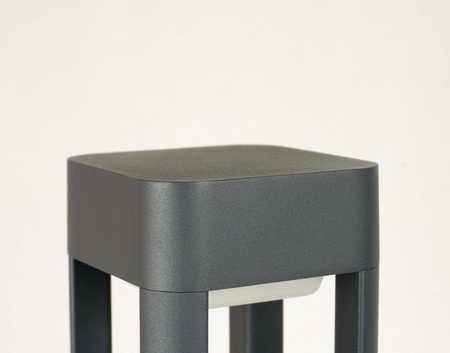 Su-ma kinkiet zewnętrzny Kwadrat GX53 szary IP54 FKW-K100