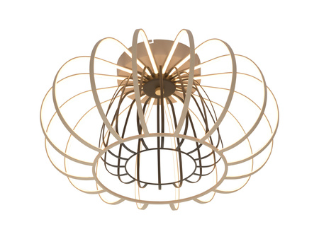 Aviano Lighting lampa sufitowa LED Salo ściemnialna 55W 5500lm 3000K piaskowa 9033-113