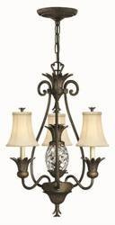Elstead żyrandol / lampa wisząca Plantation 4xE14 brązowa HK-PLANT3-PZ