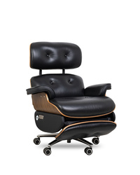 King Home Fotel biurowy LOUNGE AUTOMATIC czarny KH1501100310