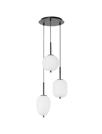 Luces Exclusivas lampa wisząca Marc 3xE14 czarna LE42724