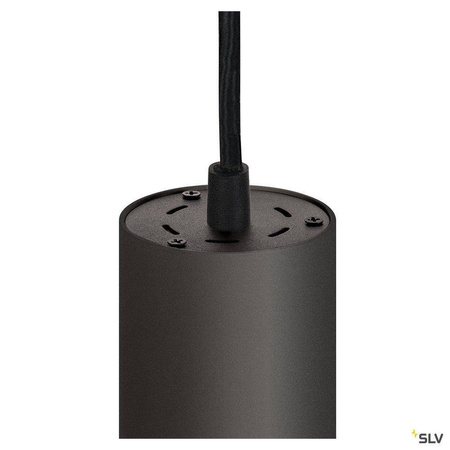 SLV lampa wisząca LED Numinos L 10,42W 1051lm 3000K 36° ściemnialna Phase czarna 1004155