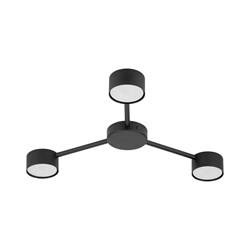 TK Lighting plafon Avia 3xGX53 czarny 4689
