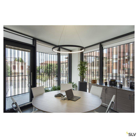 SLV lampa wisząca LED Halo 35W 2200lm 3000/4000K czarna 1002911