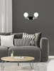 Candellux kinkiet Maldus 2xG9 biały/chrom 22-01443