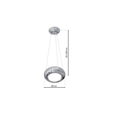 Milagro lampa wisząca LED Mercurio 12W 840lm 4000K chrom ML328