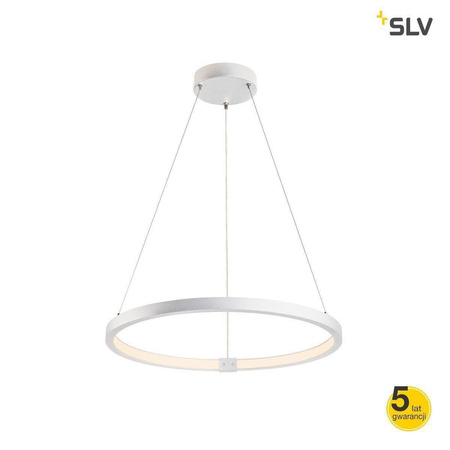 SLV lampa wisząca LED Halo 25W 1500lm 3000/4000K biała 1002910