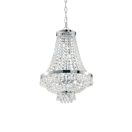 Ideal Lux żyrandol / lampa wisząca Caesar 6xG9 (załączono) chrom 033532