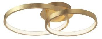 Luces Exclusivas plafon LED Nueve 44W 2650lm 3000K złoty LE41708