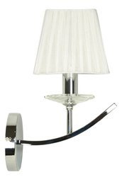 Candellux kinkiet Valencia E14 biały/chrom 21-84418