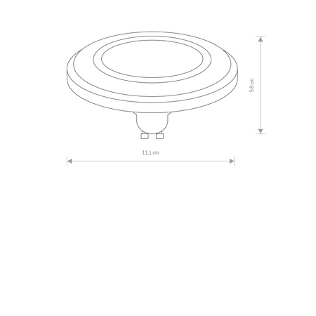 Nowodvorski żarówka GU10 ES111 9W 900lm 4000K biała 9212
