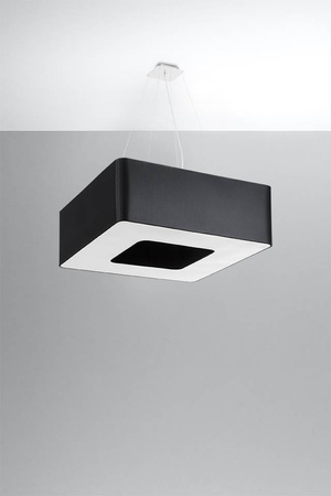 Sollux lampa wisząca Urano 60 8xE27 czarna SL.0784