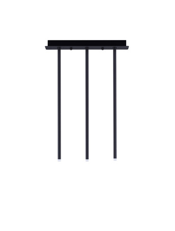 Luces Exclusivas lampa sufitowa LED Arani 8W 314lm 3000K IP20 czarna LE44706