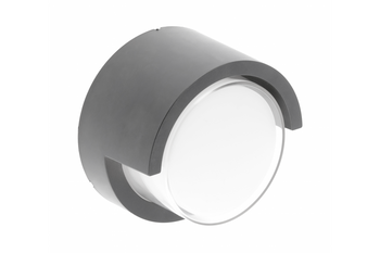 GTV oprawa elewacyjna LED Canti II 12W 1000lm 4000K IP65 okrągła szara LD-CANTI12WOK-15