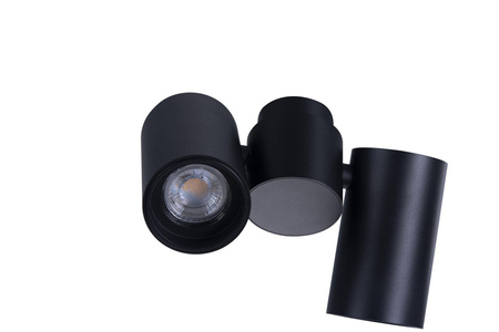 Azzardo plafon techniczny Makalu 2 2xGU10 czarny AZ4212