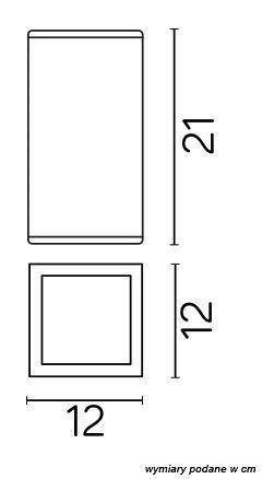 Su-ma plafon zewnętrzny Adela E27 popielaty IP54 8003 DG