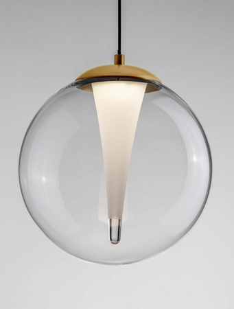 Luces Exclusivas lampa wisząca LED Hualmay ściemnialna Ø 22 cm 7W 585lm 3000K IP20 złota LE44832