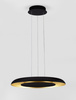 Luces Exclusivas lampa wisząca LED Capinota ściemnialna Ø 60 cm 38W 2100lm 2700-4000K IP20 czarno/złota LE44798