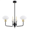 Argon żyrandol / lampa wisząca Ravello  3xE27 czarno/mosiężna 6166