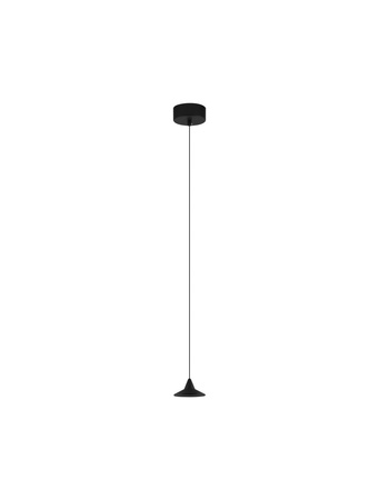 Luces Exclusivas lampa wisząca LED Acula ściemnialna Ø 9,2 cm 6W 355lm 3000K IP20 czarna LE43491