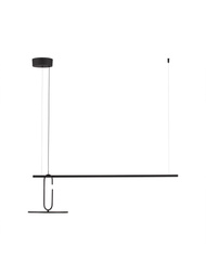 Luces Exclusivas lampa wisząca LED Acachi 22W 2600lm 3000K IP20 czarna LE44523