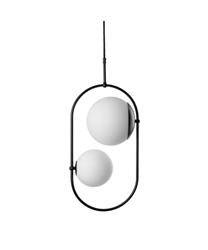 Ummo lampa wisząca Koban C 2xG9 czarna KOC222P0