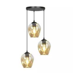 Emibig lampa wisząca Istar 3 3xE27 czarna 681/3PREM
