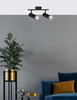 Candellux kinkiet (reflektorki) Colly 2xGU10 czarny 92-01665