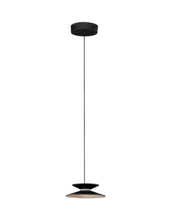 Luces Exclusivas lampa wisząca LED Guanay ściemnialna Ø 20 cm 7W 414lm 3000K IP20 czarno/złota LE44741