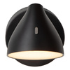 Lucide kinkiet Milne LED ściemnialny 1x6W 2700K czarny 44216/08/30