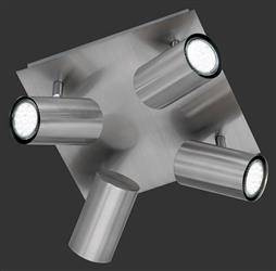 Trio plafon Marley 4xGU10 nikiel 802430407