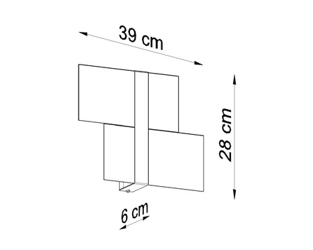 Sollux kinkiet Massimo 2xG9 biały/chrom SL.0187