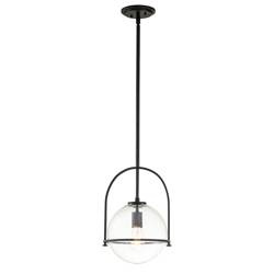Quintiesse lampa wisząca Somerset E27 czarna QN-SOMERSET-P-C-BK